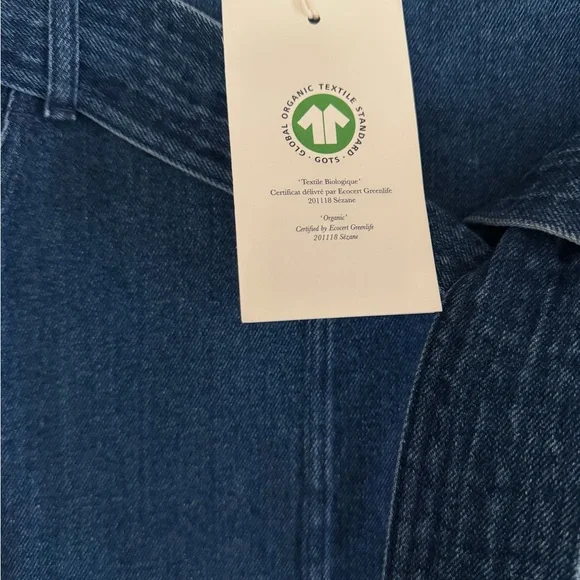 NWT Sezane Classic Blue “Leandra” Denim Skirt - Picture 3 of 7